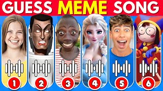 GUESS MEME & WHO'S SINGING 🎤🎵 🔥| Lay Lay, King Ferran, Salish Matter, Elsa, MrBeast, Gega, Tenge