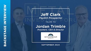 Jordan Trimble of Skyharbour Resources talks to Jeff Clark at Metals Investor Forum | September 2024