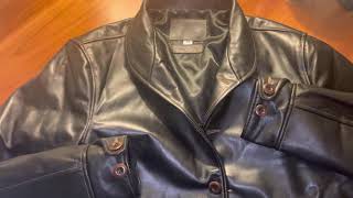 Horsehide Leather Jacket Western Style