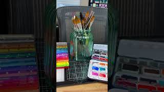 Studio Tour | Final Cut! See how my studio is set up in a short tour today!  #artstudio #tour #art