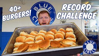 BLUE CIRCLE RECORD BURGER CHALLENGE