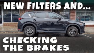 2018 CX-5 | replacing air & cabin filters, checking brakes, new lug nuts