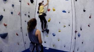 Climbing at Aesthetic Climbing Gym