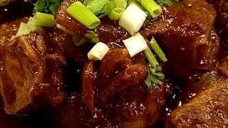 Beef Rib Finger Stew Cantonese Style #beefribfingers