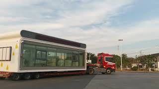 Tiny home potable cabin mobile home ready made container home on the way