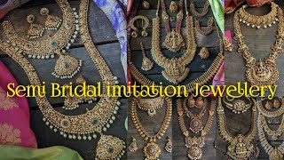 Latest Bridal & Semi Bridal imitation jewellery sets || Trending temple jewellery sets