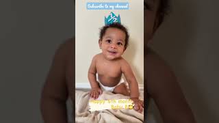 Happy 👶🏽 🧸 6 months Baby B! #6month #baby #fyp #viral #youtubeshorts #shorts #winniethepooh