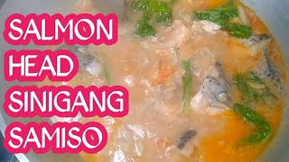 Authentic Salmon Head Sinigangb Samiso Recipe