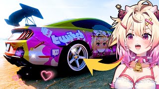 Rosiebellmoo chatter makes her an anime girl car wrap!