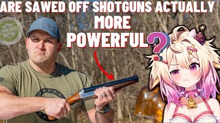 Are Sawed Off Shotguns ACTUALLY More POWERFUL? | rosiebellmoo reacts to Kentucky Ballistics