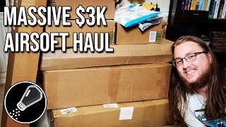 MASSIVE $3k AIRSOFT HAUL | SaltyOldGamer Airsoft Unboxing