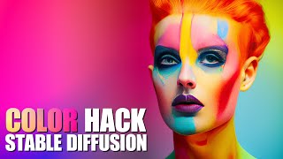 Stable diffusion color grading tutorial. Quick trick!