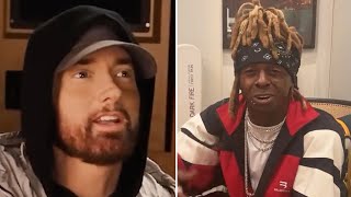 Eminem REACTS to Lil Wayne CALLING OUT Jay-Z For Not Choosing Him For Super Bowl Halftime Show