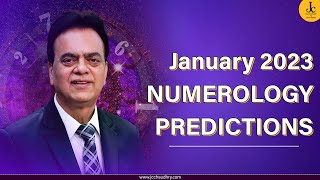 Monthly Prediction January 2023 | Numerology by Dr. J C Chaudhry | Psychic Number 1 to 9