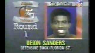 Falcons Select CB Deion Sanders (1989 NFL Draft)