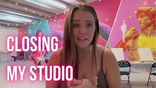 Why I’m Closing my Paint & Sip Studio