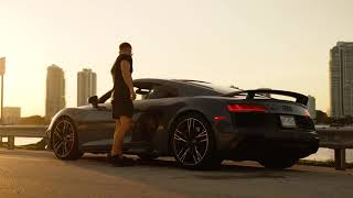 Kemora Gray Audi R8 In Miami | 4K