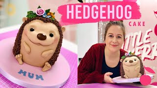 Mothers Day Hedgehog Cake Tutorial | How To | Piping | Cherry School