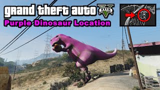 Purple dinosaur location - GTA 5