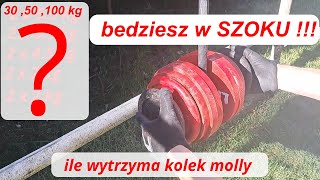 nigdy tak nie montuj kolka w płycie gk , test obciążenia