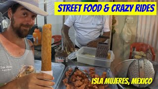 Isla Mujeres Centro: Street food, fair & rides and airport generator