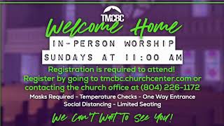 TMCBC Worship Celebration | Sunday, October 30, 2022