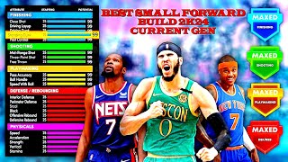 Best Small Forward Build 2k24 Current Gen!!! Best All Around SF Build in NBA 2k24 Current Gen!!!