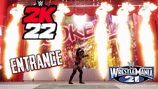 WWE 2K22 Booker T Full Entrance - Wrestlemania 21 Arena