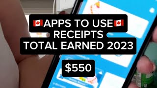 Made $550 in Canada with these 3 apps! The best way to save! ReceiptHog,ReceiptJar, Caddle!