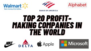 Top 20 Profit Making Companies in the World, Companies ranked by earnings. Per Day Earning Analysis.