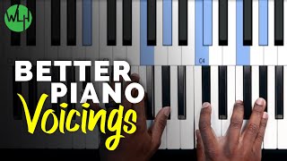 How do you choose good piano voicings?