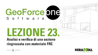 GeoForce One - Tutorial 23 - Analisi e verifica di una sezione ringrossata con materiale FRC