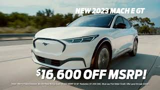 2023 Mach-E GT - Zero percent financing and $16,600 off original MSRP!