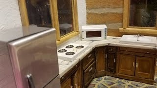 DIY Dollhouse Makeover (1:12 Scale) Kitchen Counter | Naomi House Part 17