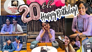 20th Birthday Vlog 🧁 🎁  | Sister’s Birthday | Suhaila Nizam