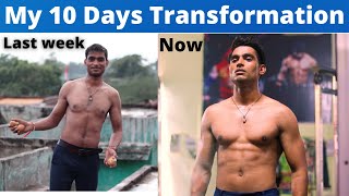 Ten Days Bodybuilding Transformation | can i have Better Aesthetics in 3 months