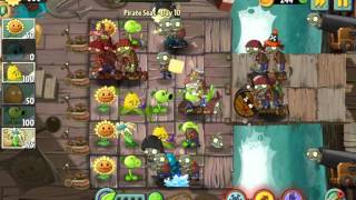 pvz 2 pirate seas day 10 gameplay part 36