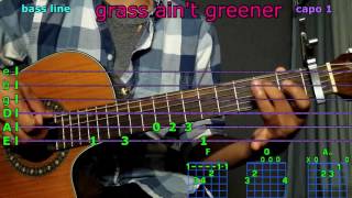 grass ain't greener chris brown guitar chords