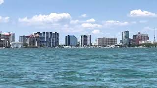 Boating by Lido Beach Bridge, Sarasota Florida