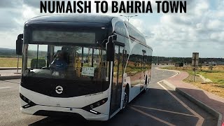 Numaish to Bahria Town Karachi / People's Bus Service EV 4 / @passionbyrehanghori16