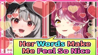 Marine Feels Nice By Sakamata Chloe's Words [ENG SUB] Hololive