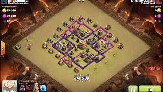 Mass dragon works on max air defense at th7 for 3 star attacks - clash of clans