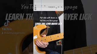 John Mayer lick Friday Week 406 #johnmayer #lickfriday #guitarlicks Full video in the channel.