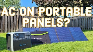 Can You Run A Mini Split Heat Pump On Portable Solar Panels? Allpowers SP033 200w Panel Test