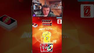 Did you catch the other joke in the video?? | ChumboChanga on #twitch #streamer #fyp#uno#funny