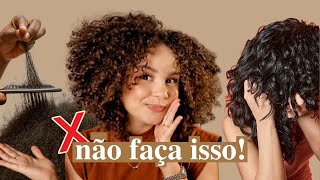 8 ERROS COMUNS DAS CACHEADAS: pare de fazer isso no seu cabelo! ✋🏼