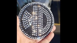 RHINESTONE DECALS MADE WITH CRICUT