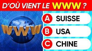 Devine le PAYS 🌎 à L'origine de Ces Grandes Inventions | Quiz Image | 40 Questions de Culture G