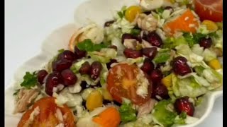 Délicieuse salade de grenade  aux légumes 👌👌