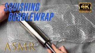 #ASMR | Squishing Bubblewrap 🛁 | #NoTalking | Popping bubbles with a rolling pin